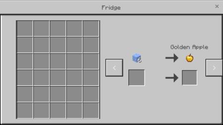Обмен льда на предметы в холодильнике