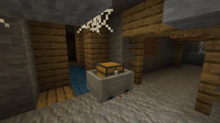 Сундук в вагонетке