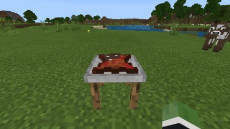 Кожа, пропитанная водой установлена на рабочей станции