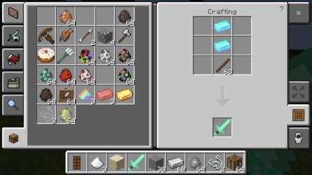 Рецепт крафта меча из сферы жизни