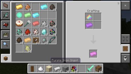 Рецепт крафта розового слитка