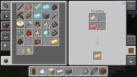 Рецепт крафта оранжевого слитка