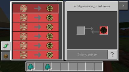 Торговля с начальником миссий