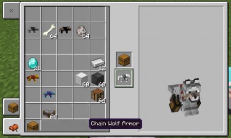 Волк в кольчужной броне, добываемой в подземельях