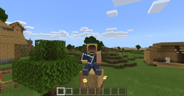 Игрок сидит на невидимом стуле