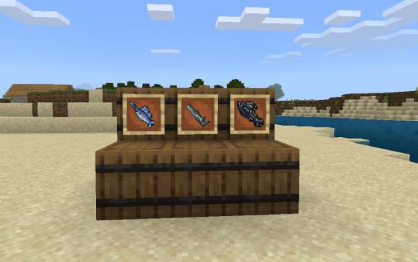 Виды рыбы, которые будут служить оружием в Майнкрафт