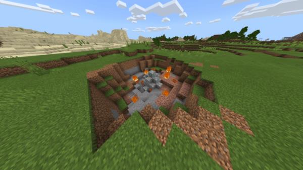 Кратер метеора с алмазами