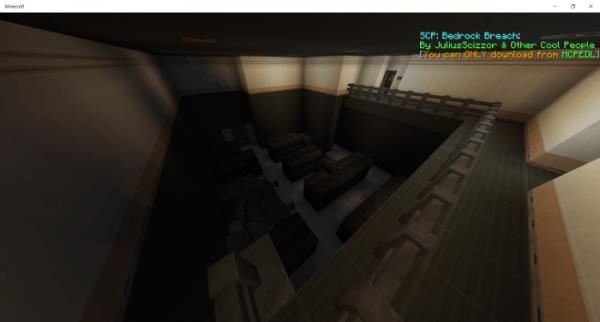 Надзорный коридор второго этажа зоны SCP