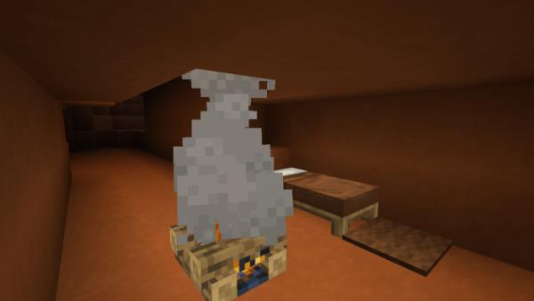 пещера и костер