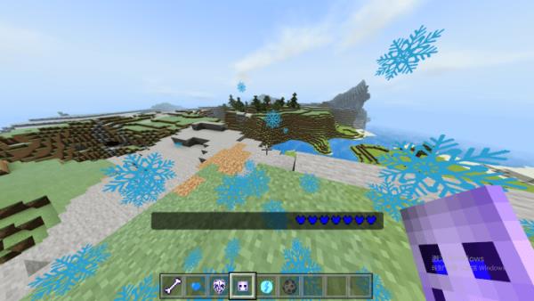 Игрок в обличии Санса применяет приём "Приговор", подбрасывающий врагов, которые затем разбиваются оземь