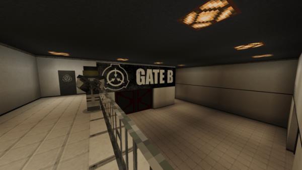 Охранник возле входа B на базу зоны SCP