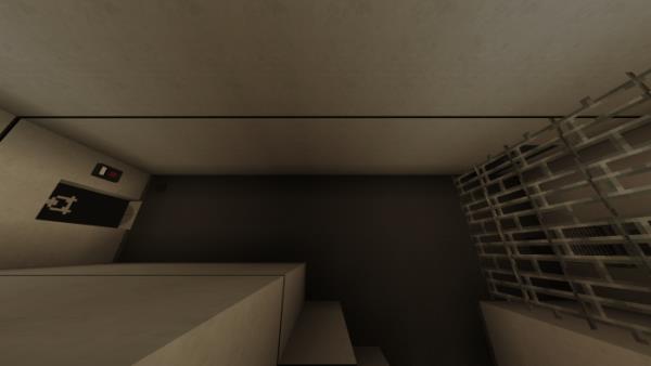 Вид на тюремную комнату сверху