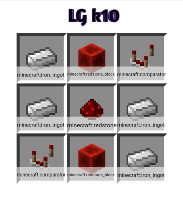 Рецепт крафта телефона LG k10