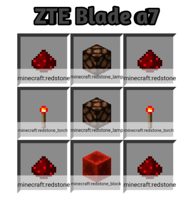 Рецепт крафта телефона ZTE Blade a7