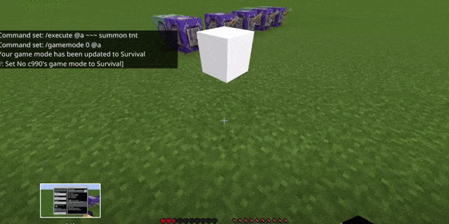 Взрывающиеся динамиты рядом с игроком