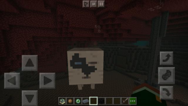 Жуткий и устрашающий вид блока