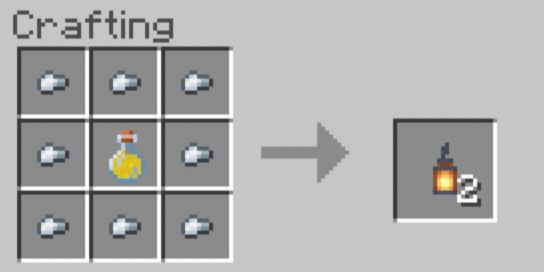 Рецепт крафта лампы