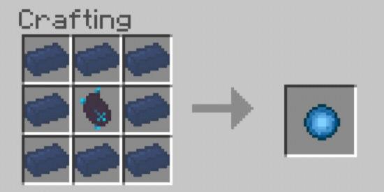 Рецепт крафта синей сферы