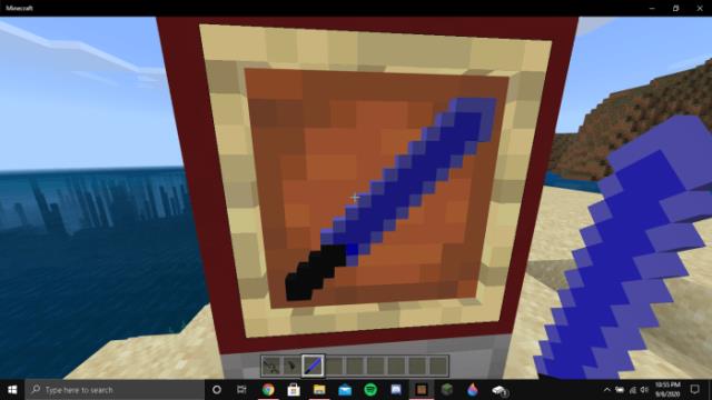 Синий световой меч