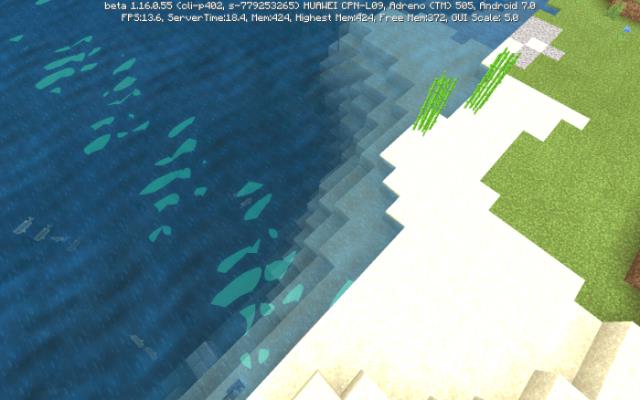 Небольшие блики на воде, создающие эффект волн