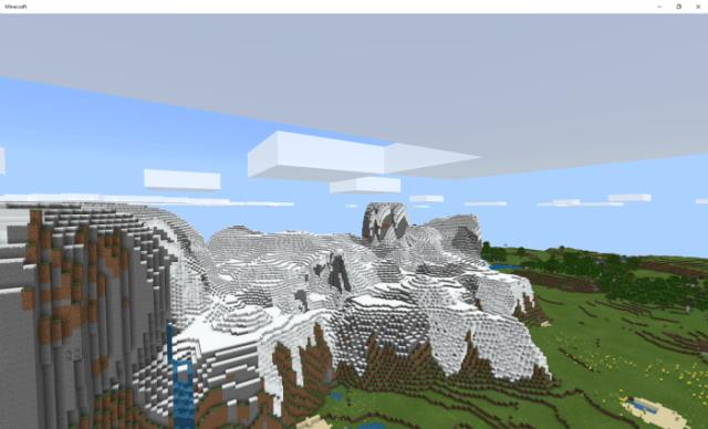 снежные скалы