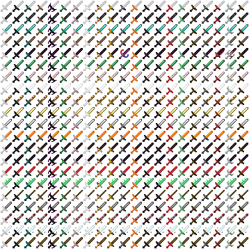 Представление 441 видов мечей, добавляемых модом More Swords