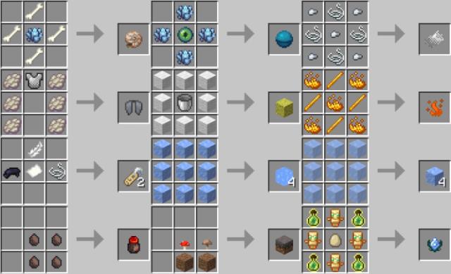 Рецепты крафта расходных материалов