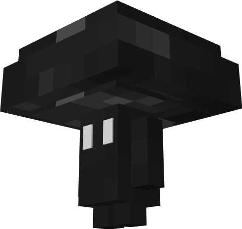 Искаженный черный гриб