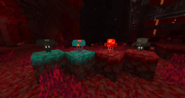 Четыре вида злых грибов Нижнего мира