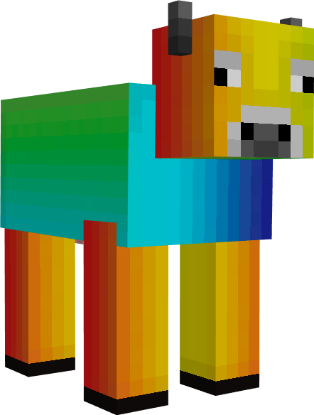 корова с необычными текстурами 10