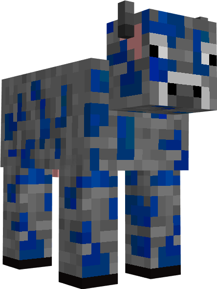 корова с необычными текстурами 2