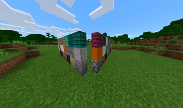 разнообразные полублоки