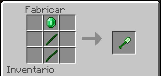 Рецепт крафта изумрудной лопаты