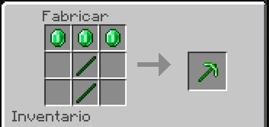 Рецепт крафта изумрудной кирки