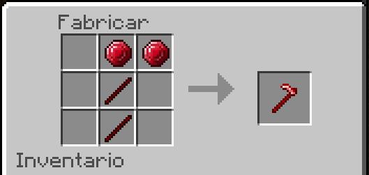 Рецепт крафта рубиновой мотыги