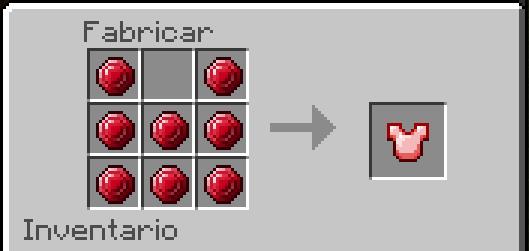 Рецепт крафта рубинового нагрудника