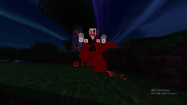 Ужасный монстр - кровавый гастер с хладнокровным видом