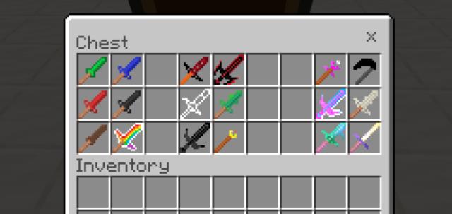 Обзор всех видов оружия в инвертаре