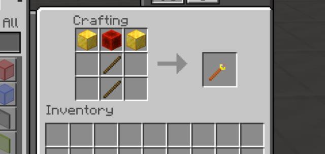 Рецепт крафта гигантского посоха