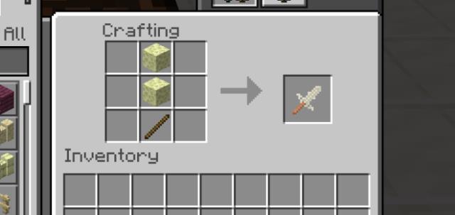 Рецепт крафта меча луны