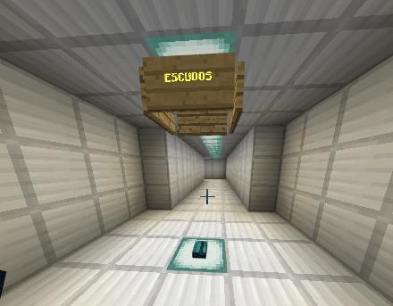 Синяя кнопка, позволяющая выбраться из вентиляции