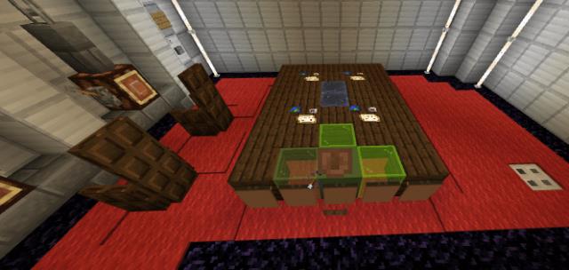 Комната электричества, в которой игрок-администратор следит за игроками