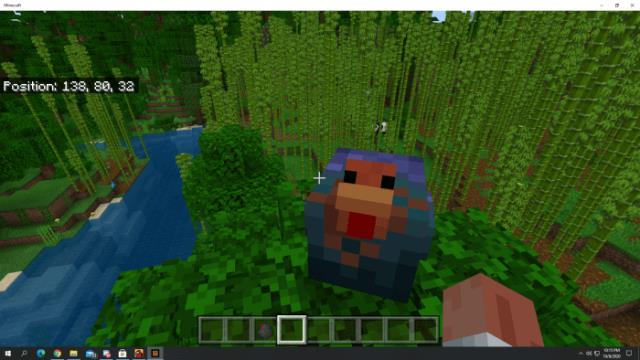 синяя курица