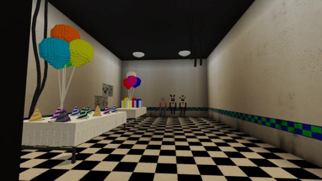 Аниматроники приступают к празднованию