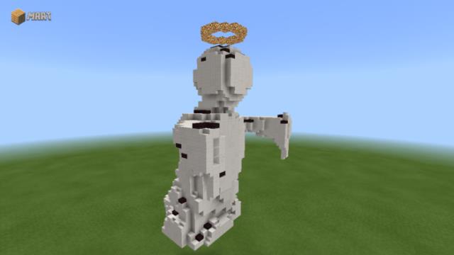 Спаун статуи ангела