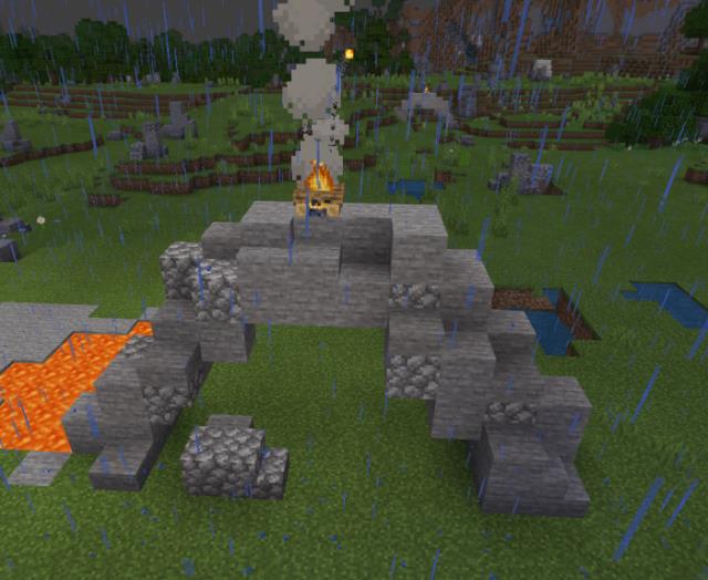 Арка с костром