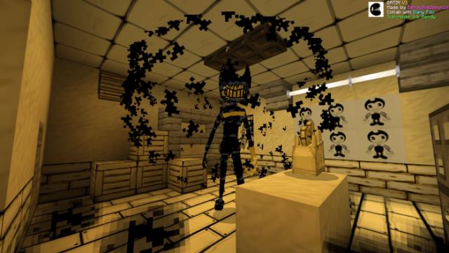 Моб "Чернильный демон" с летающими над головой чернилами