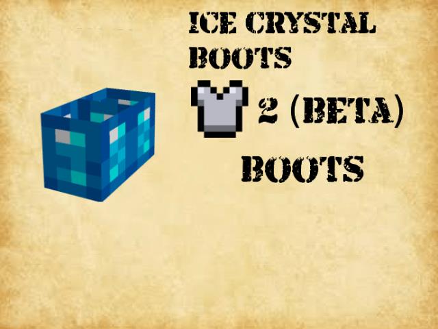 Сапоги из ледяных кристаллов