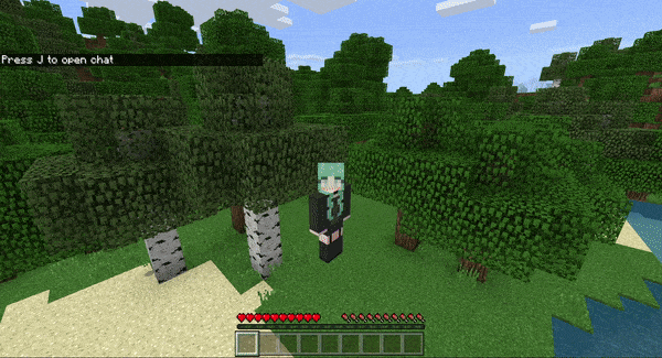 Частицы при получении урона