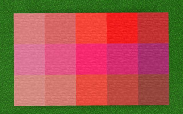 Розовые оттенки камней